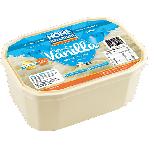 2L Natural Vanilla Tub