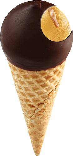 12 PK Salted Caramel Ball Top Cone