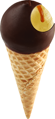 12 PK Salted Caramel Popcorn Ball Top Cones