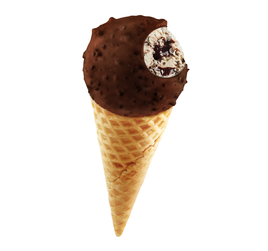 12 Pk Cookies & Cream Ball Top Cone