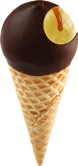 12 PK Salted Caramel Popcorn Ball Top Cones